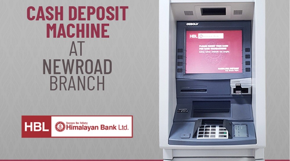 Himalayan Bank Launched Cash Deposit Machine Operation at Newroad Branch